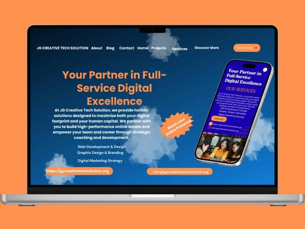 Responsive web design services for digital marketing experts and branding solutions.